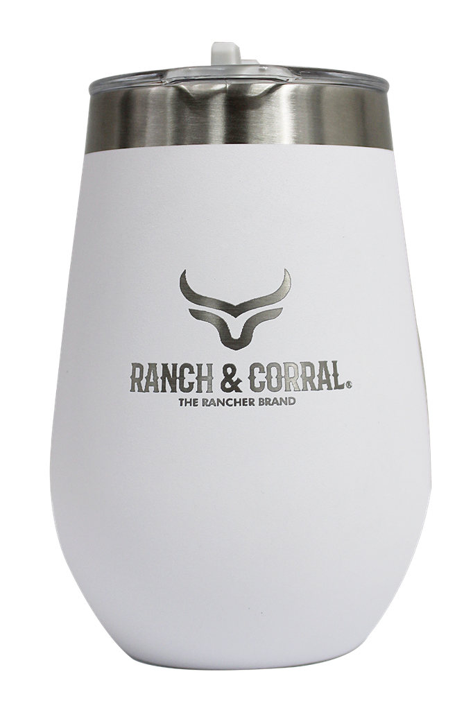 Termo Ranch & Corral Ice Shaker White 12oz