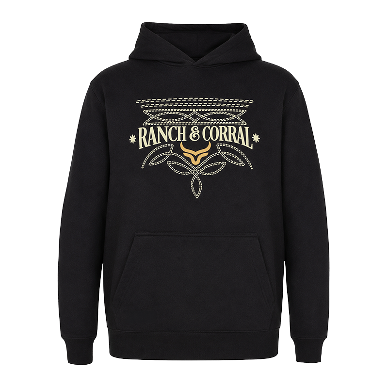Hoodie Ranch & Corral Western Logo RCHD04
