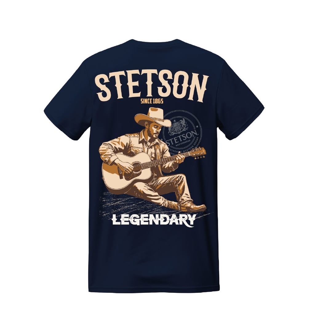 STTS16 T-Shirt Stetson Legendary Blue
