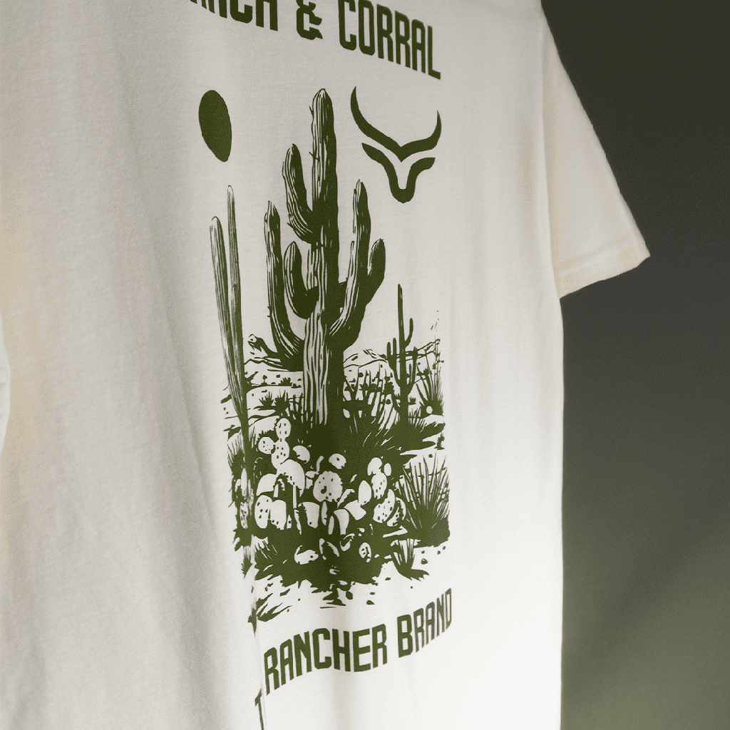 T-Shirt Ranch & Corral Beige Western