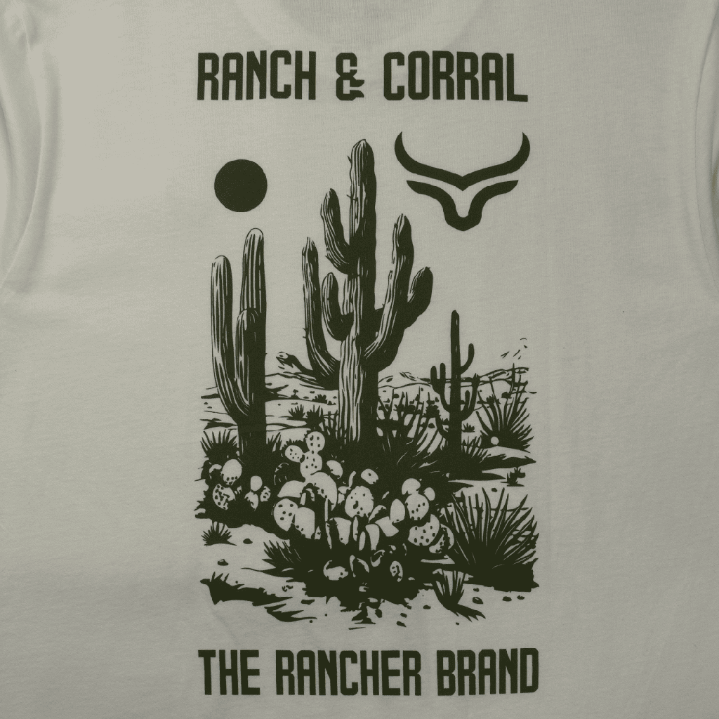 T-Shirt Ranch & Corral Beige Western
