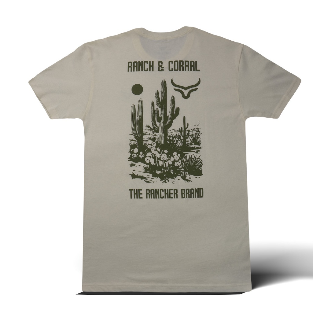 T-Shirt Ranch & Corral Beige Western