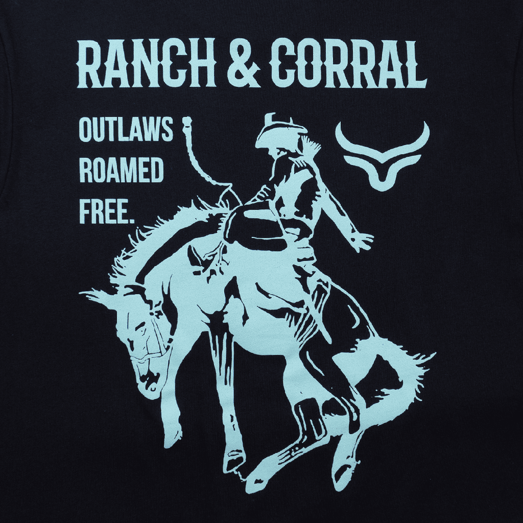 T-Shirt Ranch & Corral Black Rodeo