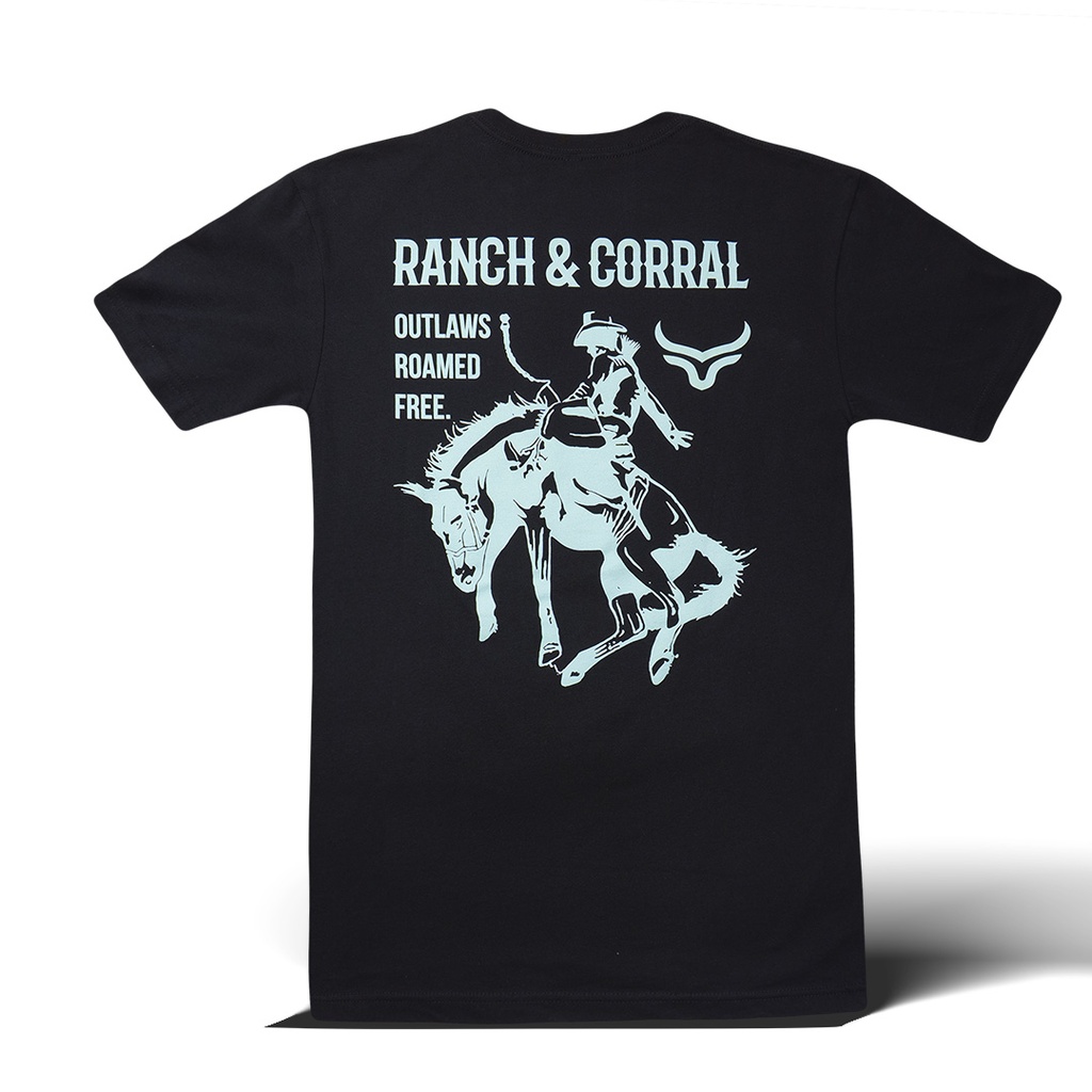 T-Shirt Ranch & Corral Black Rodeo