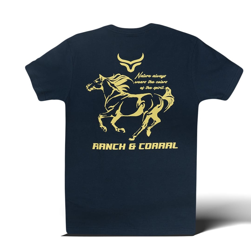 T-Shirt Ranch & Corral Navy Horse