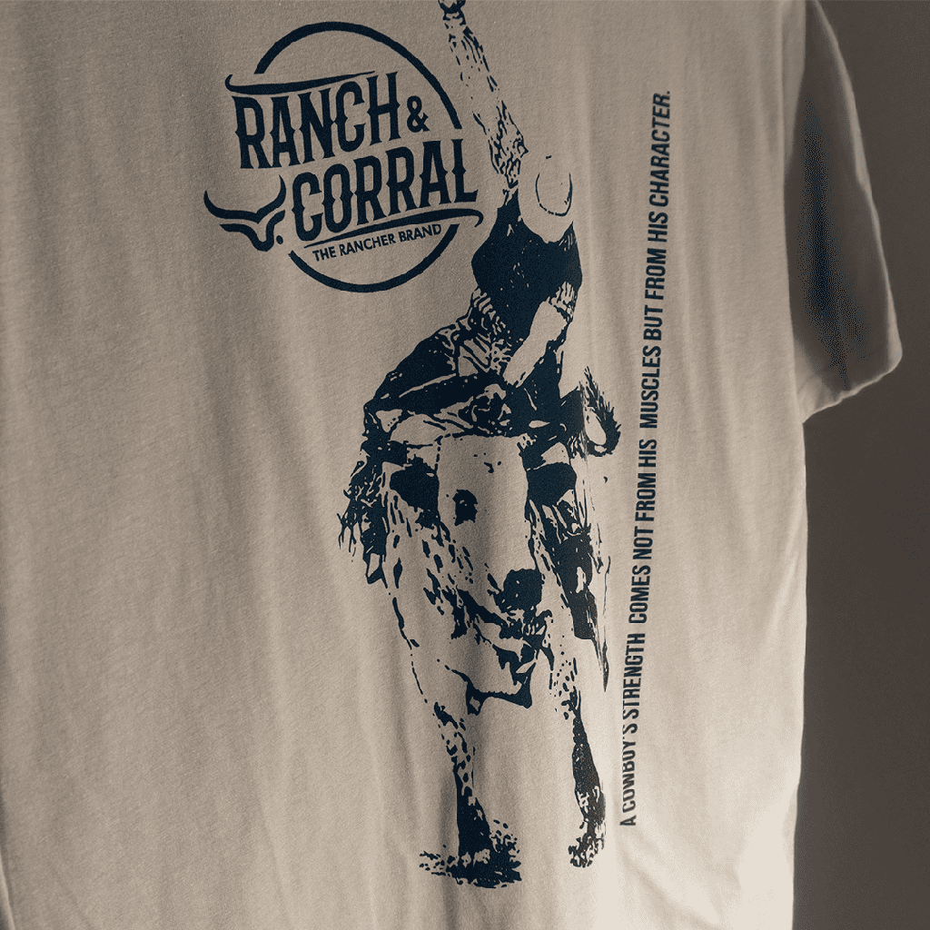 T-Shirt Ranch & Corral Tan Rodeo