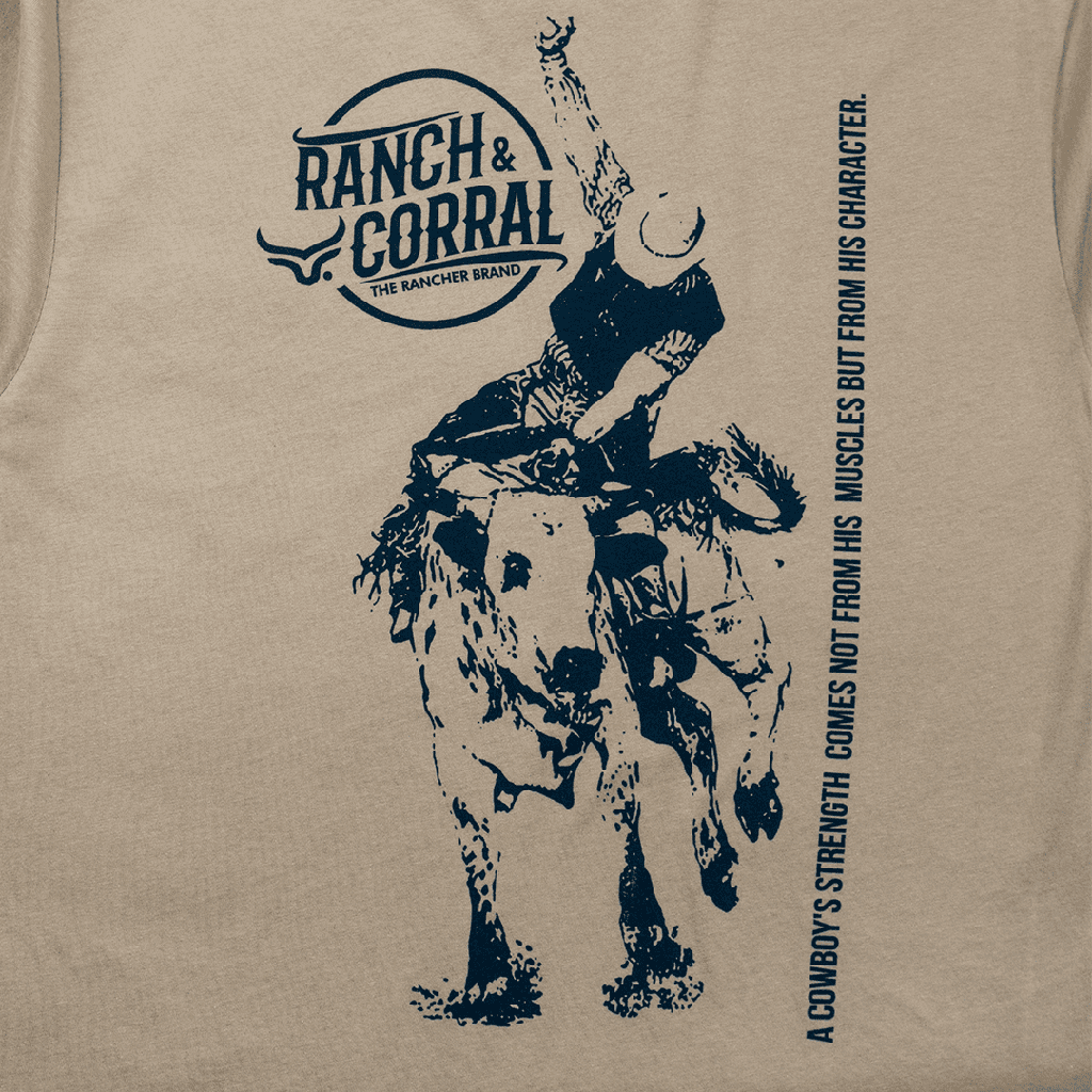 T-Shirt Ranch & Corral Tan Rodeo
