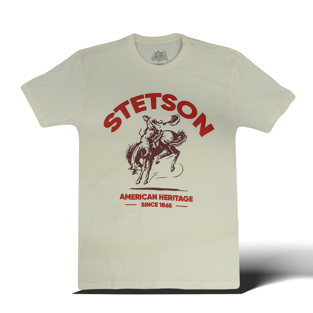 T-Shirt Stetson Beige Rodeo