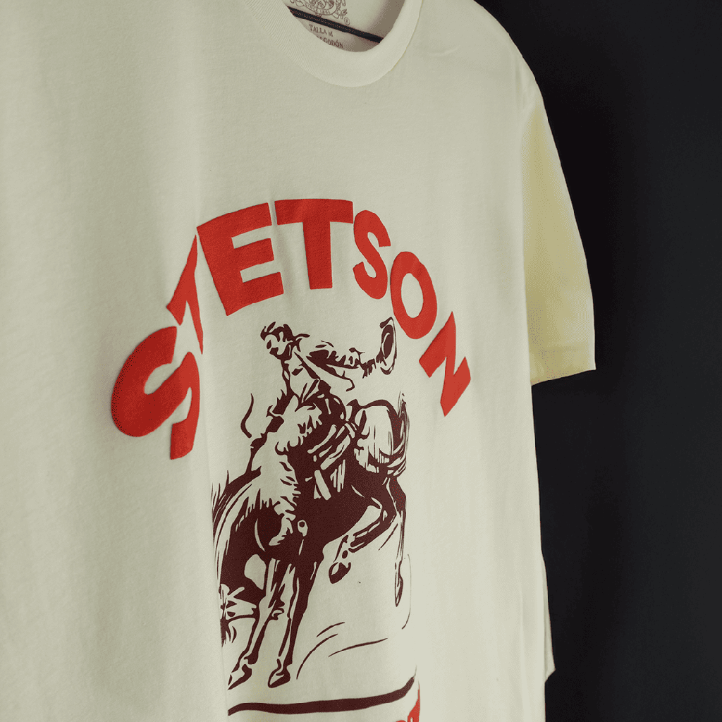 T-Shirt Stetson Beige Rodeo