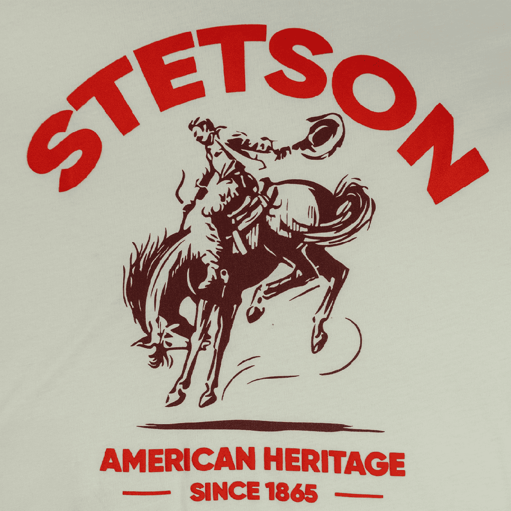 T-Shirt Stetson Beige Rodeo