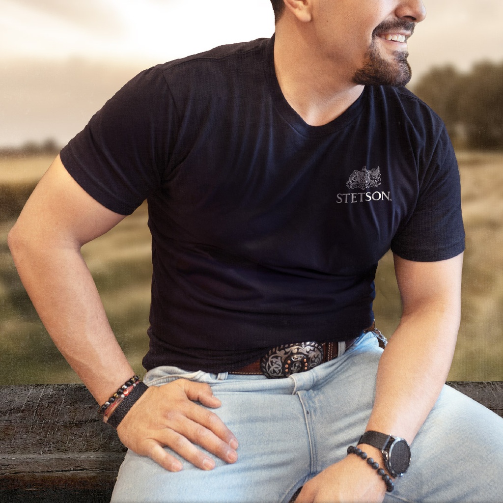 T-Shirt Stetson Black Classic