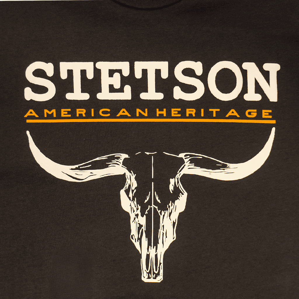 T-Shirt Stetson Brown Horns