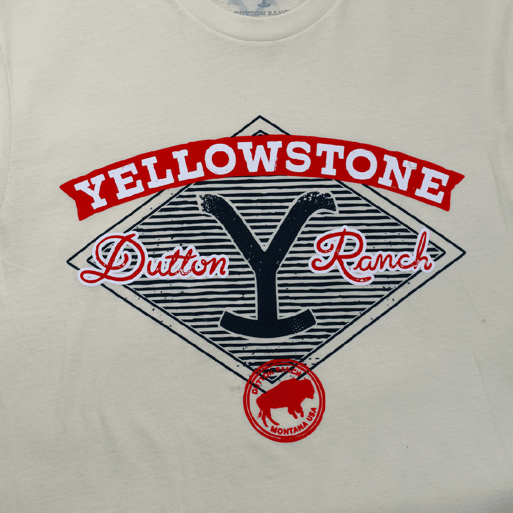 T-Shirt Yellowstone Beige Dutton Ranch