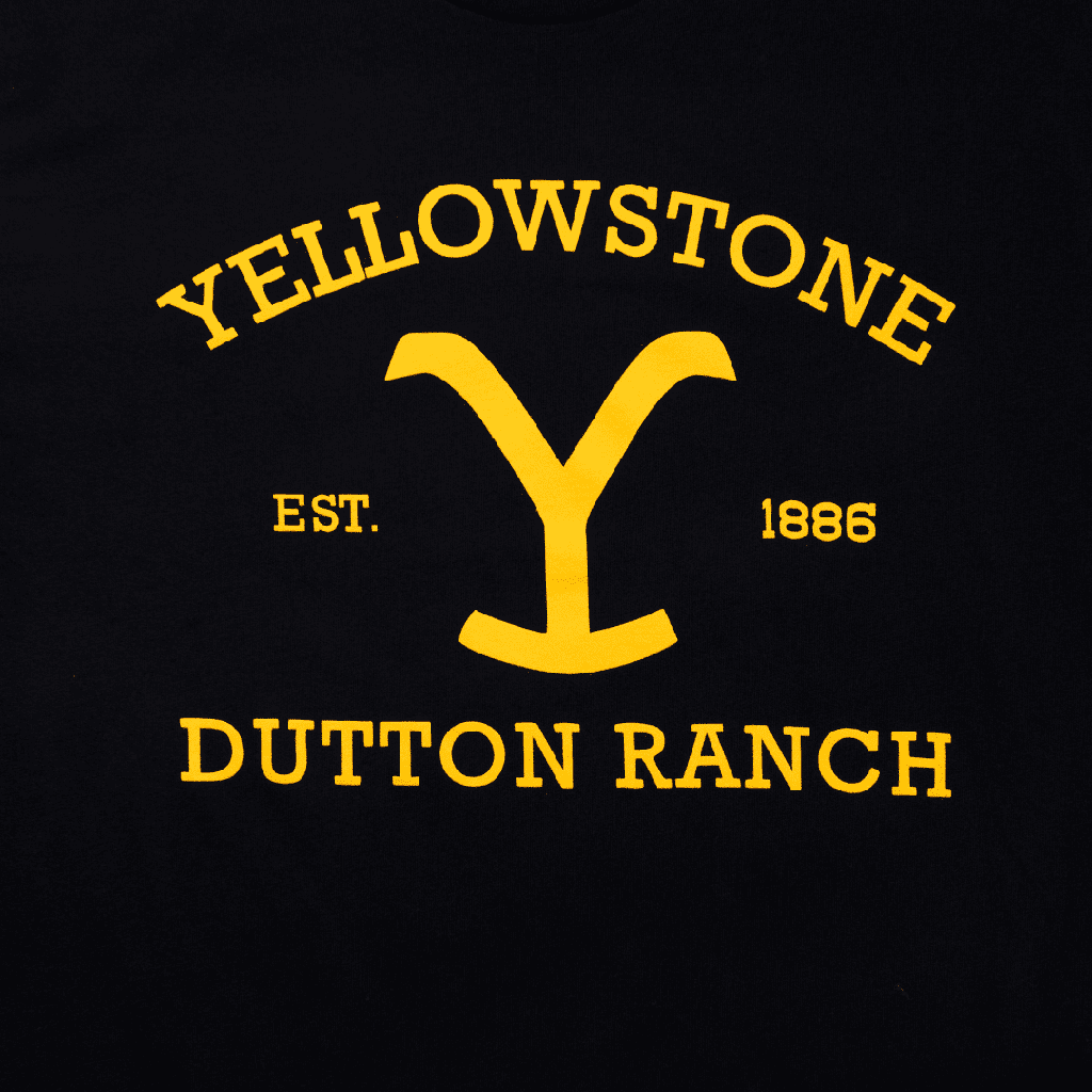 T-Shirt Yellowstone Black Classic