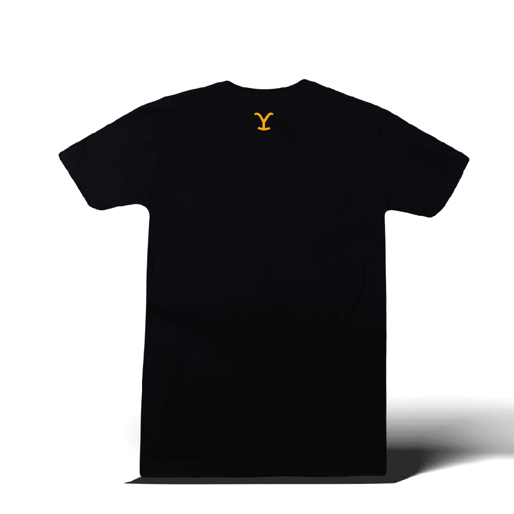 YWTS01 T-Shirt Yellowstone Black Classic