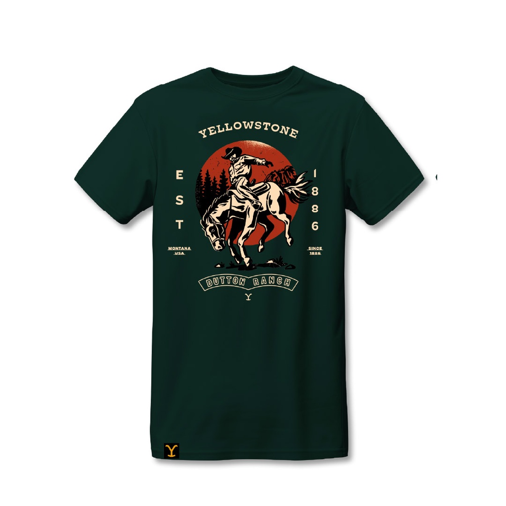 YWTS12 T-Shirt Yellowstone Dutton Ranch 1886